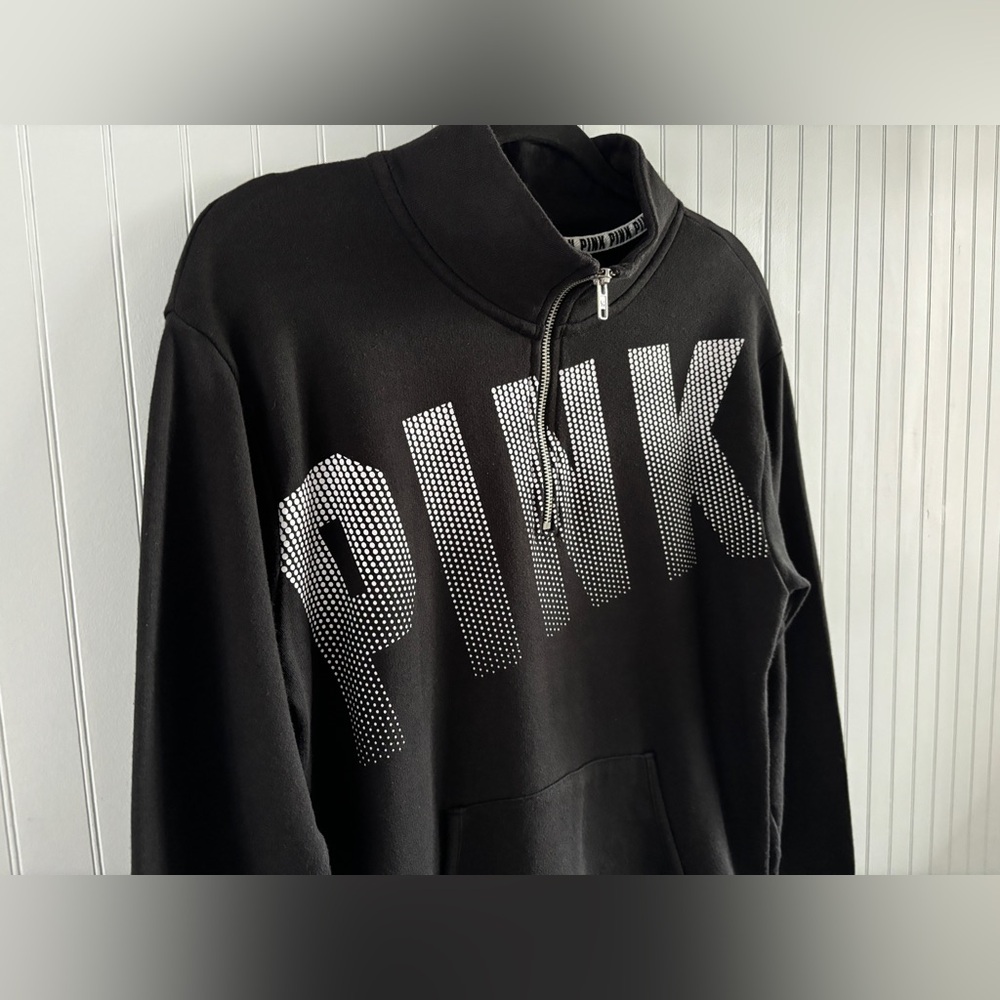 PINK Victoria's Secret Quarter Zip Sweater Size S - Picture 6 of 11